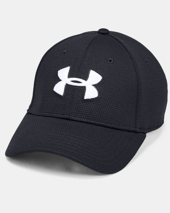 Under Armour UA Blitzing II Stretch Fit Hat Herre Sort / Hvide | FPSnxB3hHaT