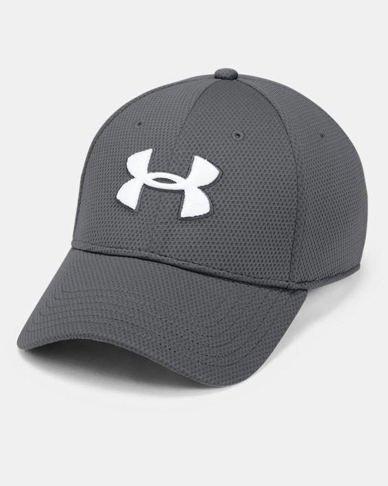 Under Armour UA Blitzing II Stretch Fit Hat Herre Dyb Grå / Hvide | w4uidC2JMPZ