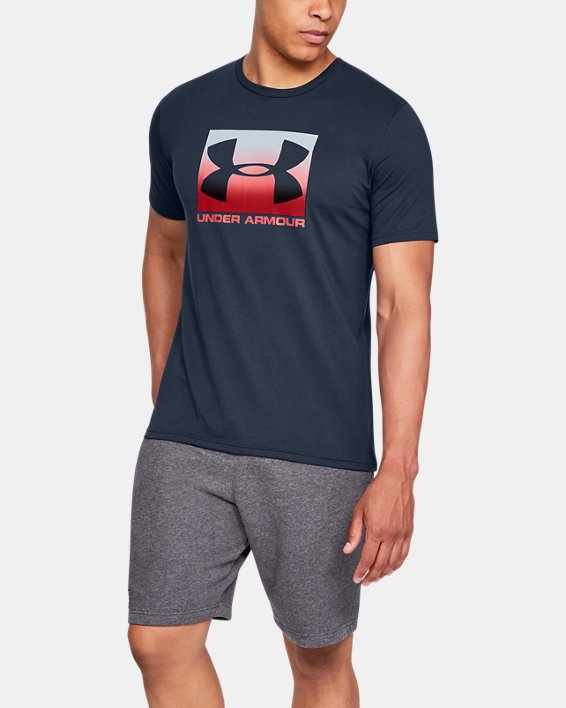 Under Armour UA Boxed Sportstyle T-Shirt T Skjorte Herre Rød | uBRcnnjl4e9