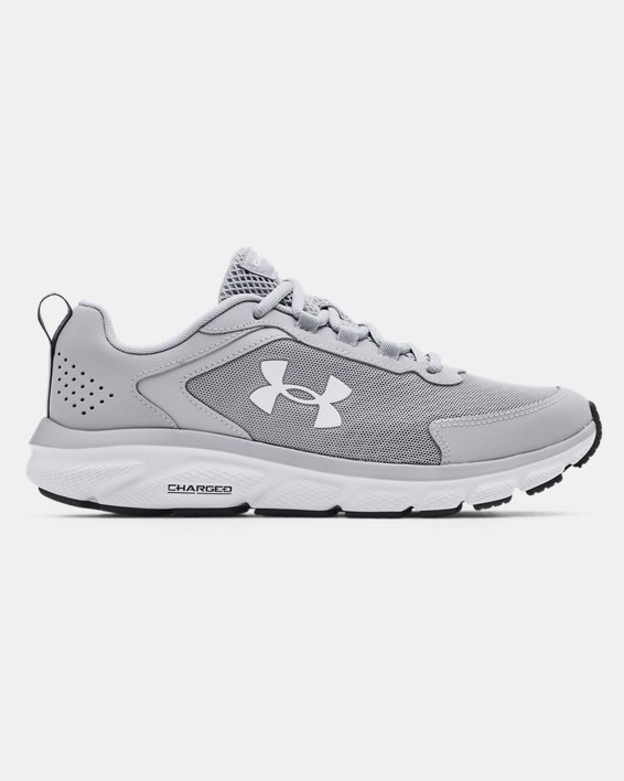 Under Armour UA Charged Assert 9 Løbesko Herre Grå / Hvide | 3frl87WAVie