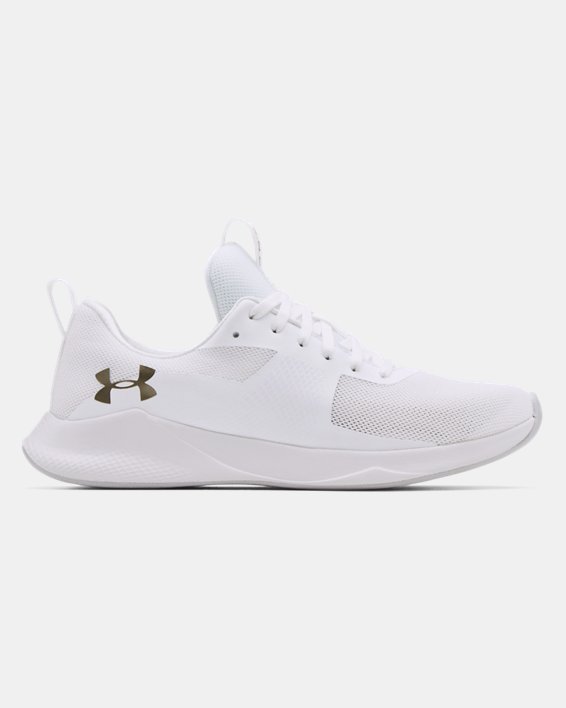 Under Armour UA Charged Aurora Træningssko Dame Hvide / Metal Guld | xQhGYIsKDDE