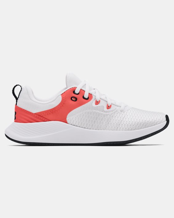 Under Armour UA Charged Breathe 3 Træningssko Dame Hvide / Sort | 3WruyKZQSOs