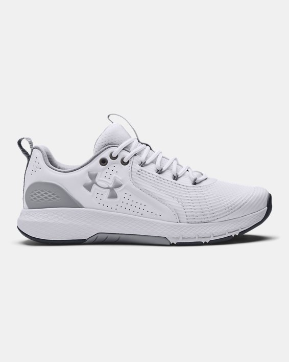 Under Armour UA Charged Commit 3 Træningssko Herre Hvide / Grå | 51smAMrL6Gv