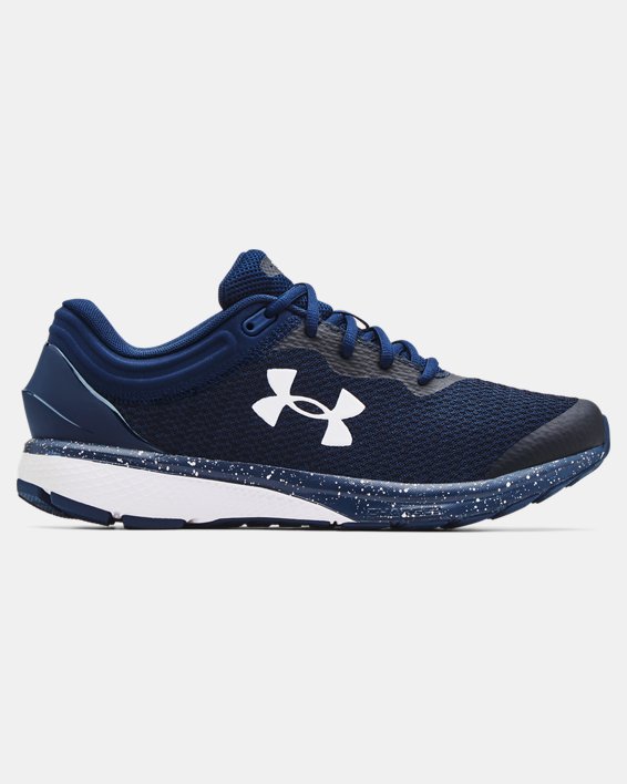 Under Armour UA Charged Escape 3 Big Logo Løbesko Herre Hvide | VY92s2snZyM