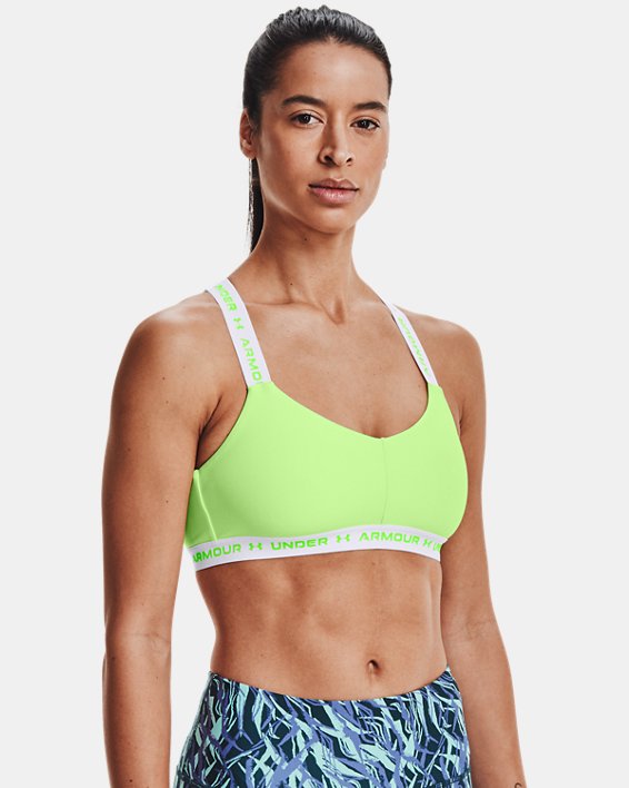 Under Armour UA Crossback Low Sports Bh Dame Lysegrøn / Grøn | tOlCRmnKwcS