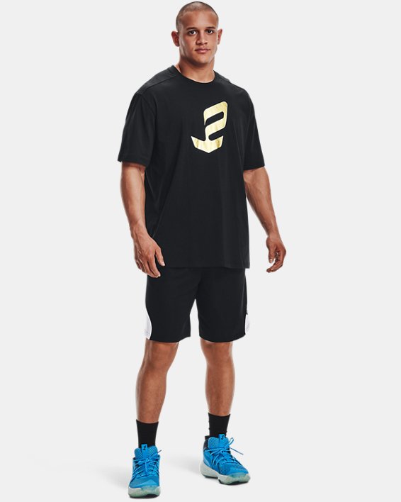 Under Armour UA Embiid Signature Shorts Herre Sort / Hvide | nqeQ3ihODqJ