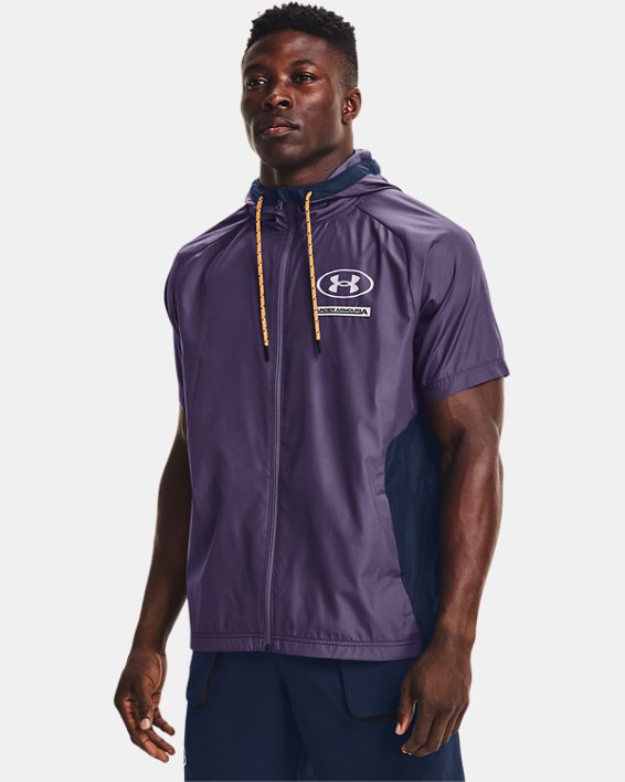 Under Armour UA Evolution Woven Full-Zip Hættetrøje Herre Lilla | GxqwfgZHtfS