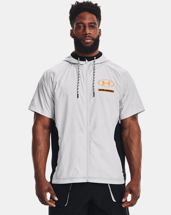 Under Armour UA Evolution Woven Full-Zip Hættetrøje Herre Grå / Sort | vdbiuacudta