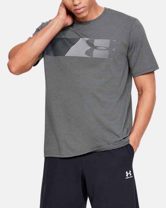 Under Armour UA Fast Left Chest Løbetøj Herre Grå / Grå | QIHpm1tslsL