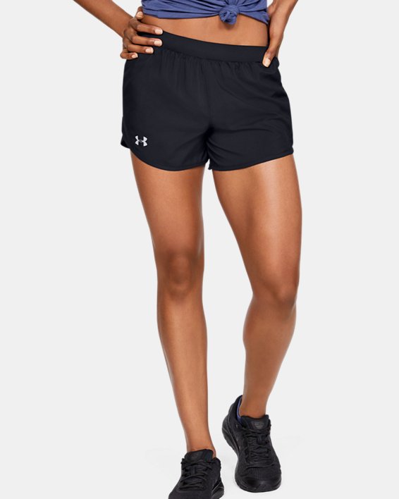 Under Armour UA Fly-By 2.0 Shorts Dame Sort | VVVk8anEtJo