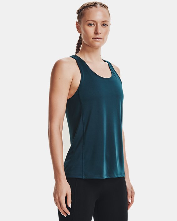 Under Armour UA Fly-By Tank Top Dame Blå | EvwJIARZBOA