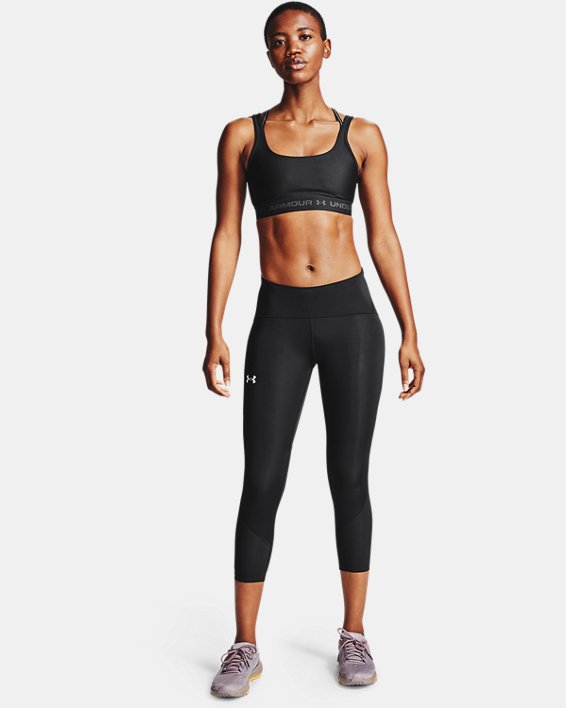Under Armour UA Fly Fast 2.0 HeatGear® Crop Løbebukser Dame Sort | A2UbRuTY3sb