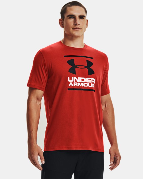 Under Armour UA GL Foundation T-Shirt Løbetøj Herre Rød / Sort | 24vyhTcH8if