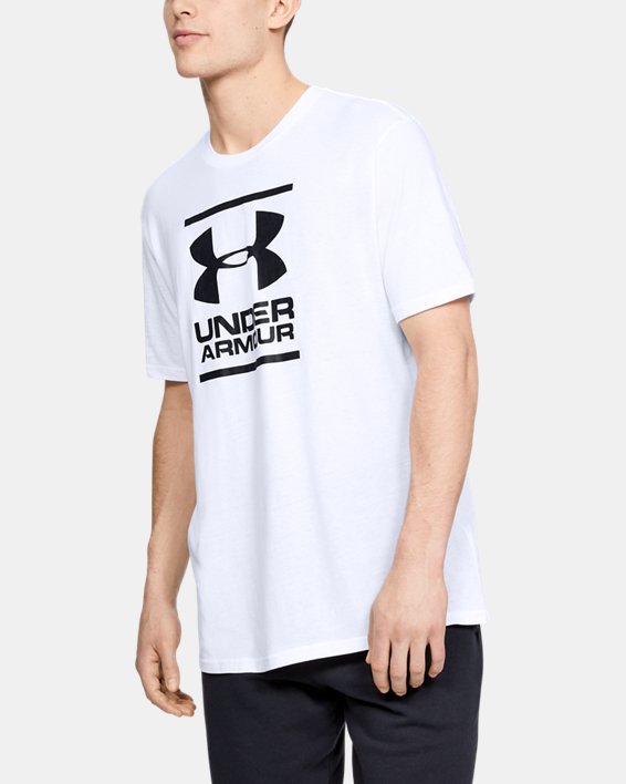 Under Armour UA GL Foundation T-Shirt Løbetøj Herre Hvide / Sort | mlhaPFx7UhN