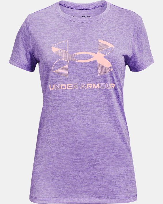 Under Armour UA Graphic Twist Big Logo Løbetøj Pige Lilla / Lilla | M8dQVTdVXr5