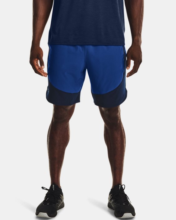 Under Armour UA HIIT Woven Colorblock Shorts Herre Blå | 956qkAhw2tY