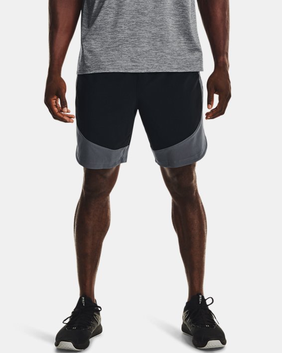 Under Armour UA HIIT Woven Colorblock Shorts Herre Sort / Grå | Zd4zpocI3bv