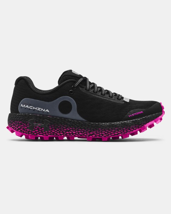 Under Armour UA HOVR™ Machina Off Road Løbesko Dame Sort / Lyserød | UAnuBn4bcEB