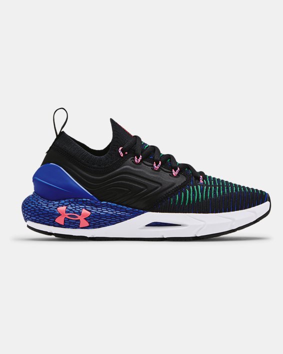 Under Armour UA HOVR™ Phantom 2 IntelliKnit Løbesko Dame Sort / Kongeblå | 4XTrawyJu3E