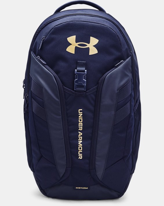 Under Armour UA Hustle Pro Rygsække Dame Mørkeblå / Metal Guld | aJb4ZSmnFq2