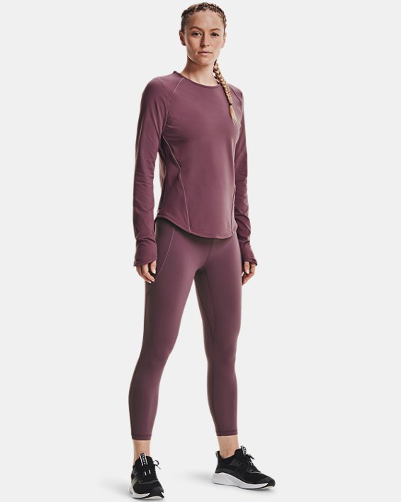 Under Armour UA HydraFuse Ankle Løbebukser Dame Grå Lilla | z3BkdvA72gH