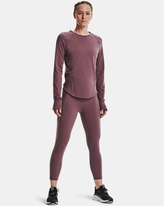 Under Armour UA HydraFuse Crew Løbetøj Dame Grå Lilla | eheOSMDBKA2