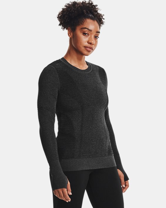 Under Armour UA IntelliKnit Phantom 2.0 Crew Løbetøj Dame Sort | vsQIIySdpAT