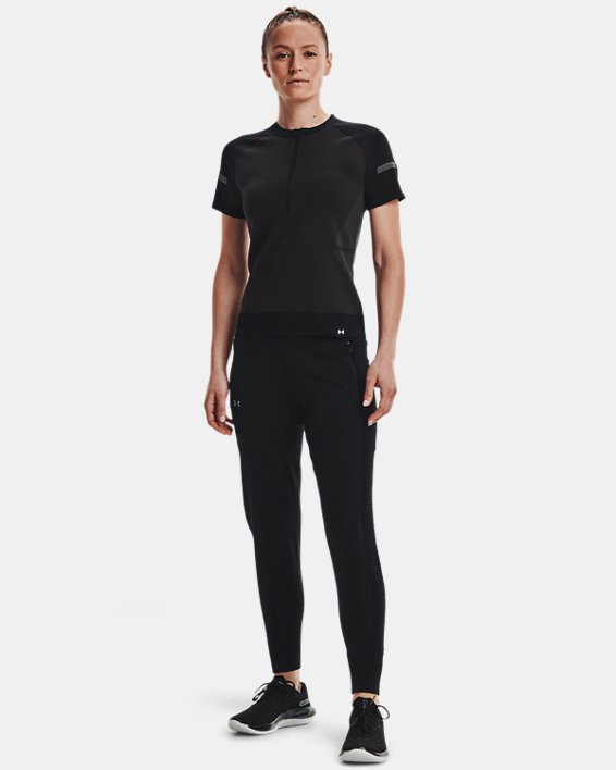 Under Armour UA IntelliKnit ¼ Zip Løbetøj Dame Sort / Grå | hFAabb4O7TF