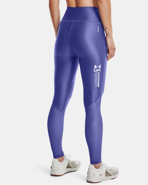 Under Armour UA Iso-Chill Full-Length Leggings Dame Hvide | LStvsknQLZB