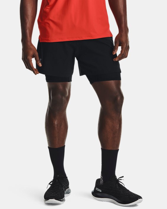 Under Armour UA Iso-Chill Run 2-in-1 Shorts Herre Sort | n229zfTCPjw