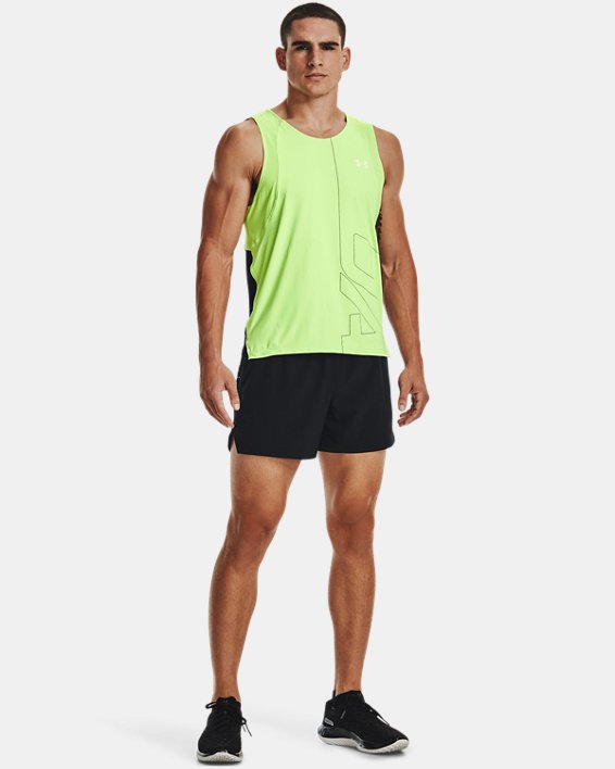 Under Armour UA Iso-Chill Run Brand Singlet Tank Top Herre Lysegrøn / Sort | fjOYlbMvXaT