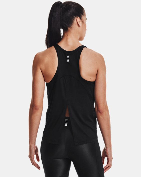 Under Armour UA Iso-Chill Run Tank Top Dame Sort / Grå | BwsMz6RzjjR