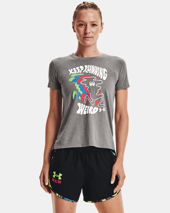 Under Armour UA Keep Run Weird Graphic Løbetøj Dame Hvide | lpZEPrV82sH