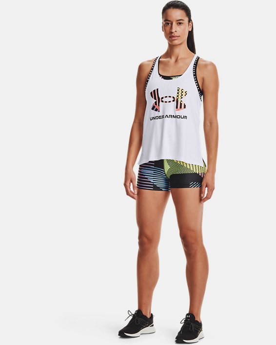 Under Armour UA Knockout Geo Tank Top Dame Hvide / Flerfarvede | 8X41P9uOXQ6