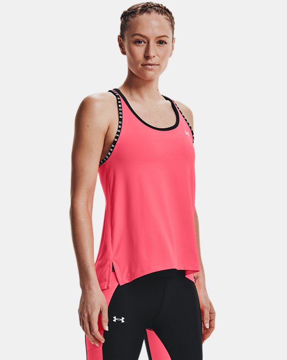Under Armour UA Knockout Tank Top Dame Hvide | 9buOKKgS6YI