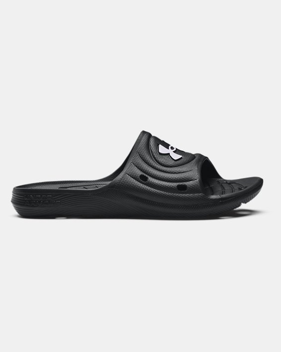 Under Armour UA Locker IV Badesandaler Drenge Sort / Hvide | 1D7RNrCLnUU