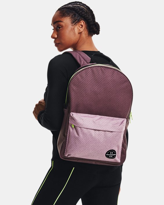 Under Armour UA Loudon Ripstop Rygsække Dame Grå Lilla / Lilla Lyserød | NEUd1xgMXcP