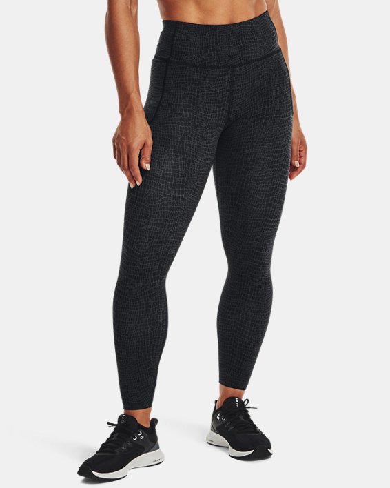 Under Armour UA Meridian Ankle Leggings Dame Sort / Metal Sølv | fwIx8x6m8bZ