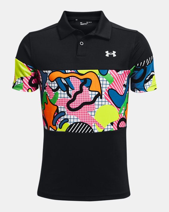 Under Armour UA Performance Cool Supplies Løbetøj Drenge Sort / Hvide | eAR8iSMRJn3