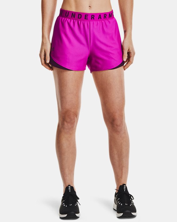 Under Armour UA Play Up 3.0 Shorts Dame Lyserød / Lilla | 2EqNlJKUQxN