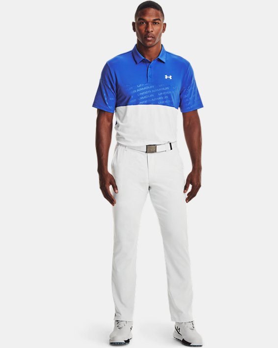 Under Armour UA Playoff 2.0 Blocked Polo Shirt Herre Mørkeblå / Hvide | 9EAxouHNYEv