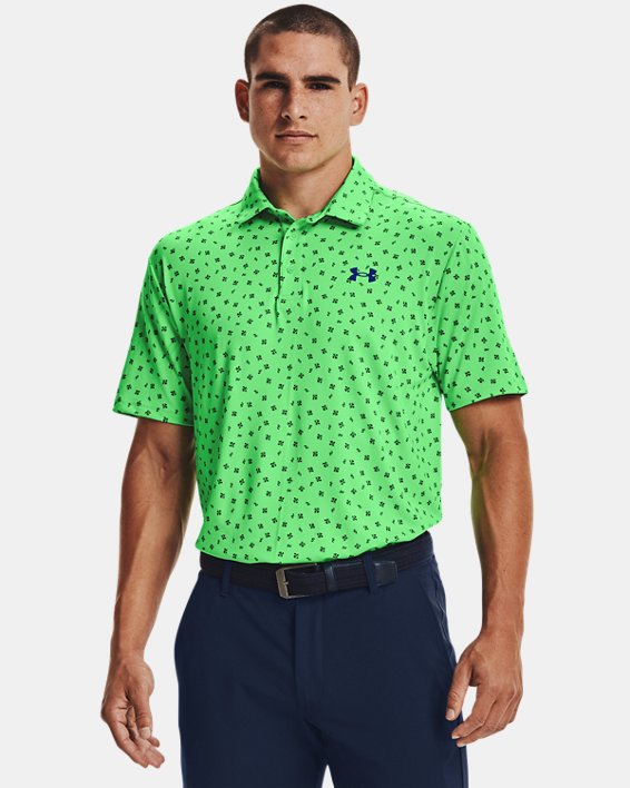 Under Armour UA Playoff 2.0 Polo Shirt Herre Grøn / Kongeblå | UAbyhezXlLg