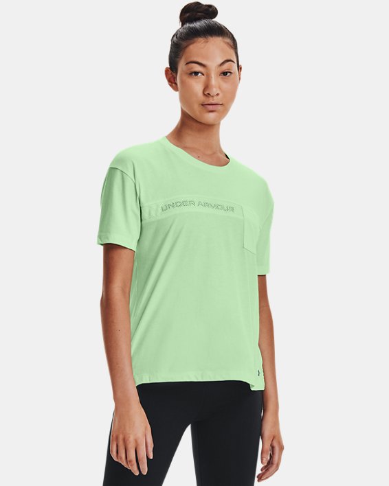 Under Armour UA Pocket Mesh Graphic Løbetøj Dame Lyseturkis / Blå | U68Rdqzwm4u