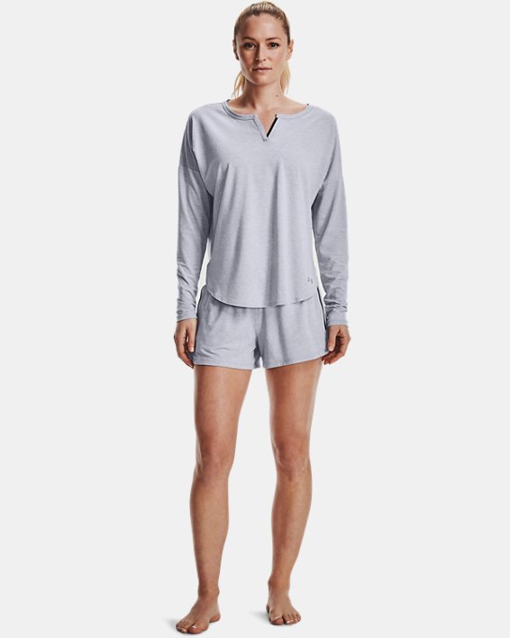 Under Armour UA RECOVER™ Sleepwear Shorts Dame Grå / Metal Sølv | 7ssu3MwREMF
