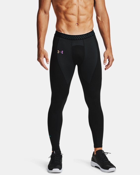 Under Armour UA RUSH™ ColdGear® Seamless Leggings Herre Sort | lRR9XMEBmVl