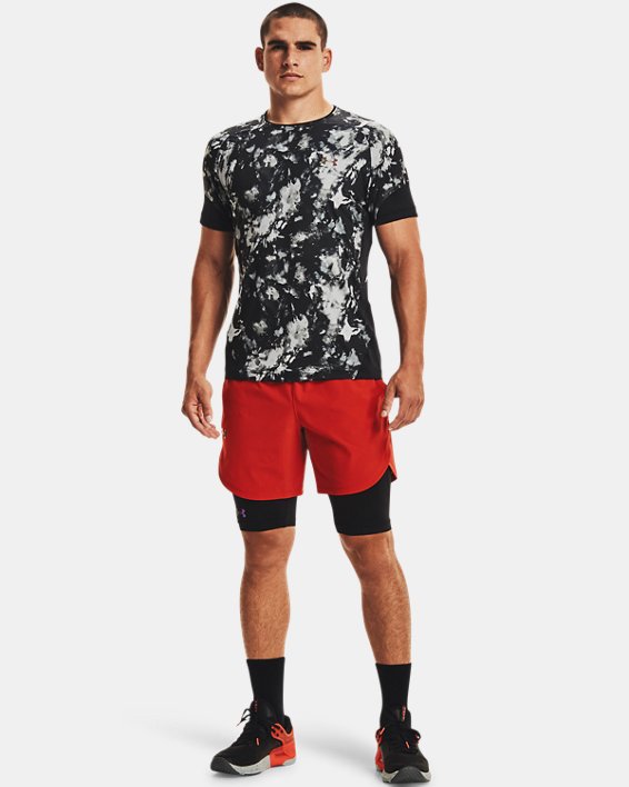 Under Armour UA RUSH™ HeatGear® 2.0 Print Løbetøj Herre Sort | whuCg5CBGq2