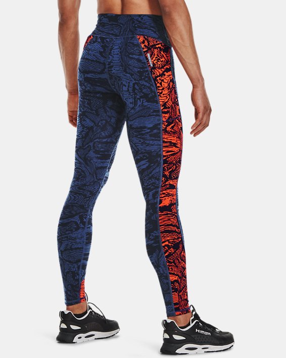 Under Armour UA RUSH™ HeatGear® No-Slip Waistband Full-Length Leggings Dame Indigo | 1Ulem4ZqSDZ