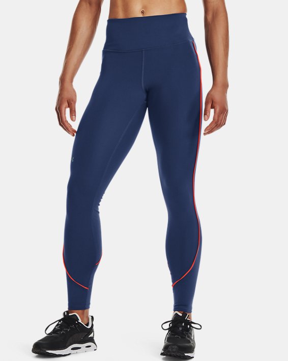 Under Armour UA RUSH™ HeatGear® No-Slip Waistband Pocket Full-Length Leggings Dame Indigo | AJ6QNWwM