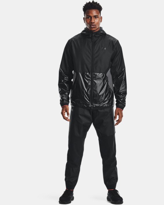 Under Armour UA RUSH™ Legacy Windbreaker Sweatshirt Herre Sort | jk1FWNwo4yv