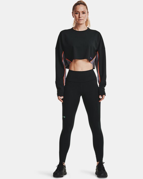 Under Armour UA RUSH™ No-Slip Waistband Full-Length Leggings Dame Sort | iFKtjWhLXXN